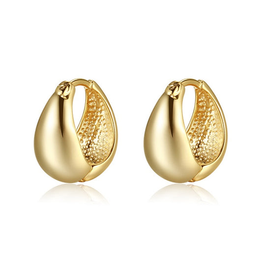 TEAR DROP EARRINGS - GOLD Platinum