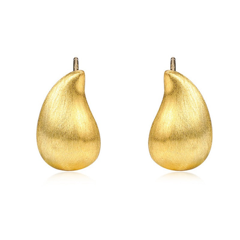 Teardrop Stud Earrings