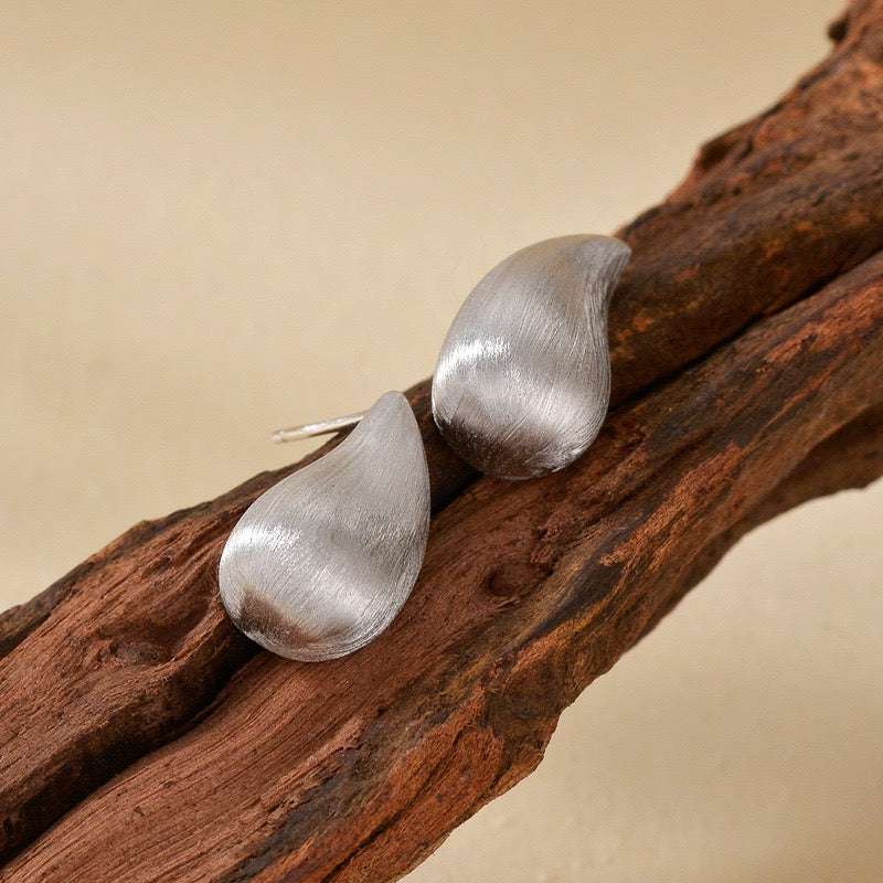 Teardrop Stud Earrings