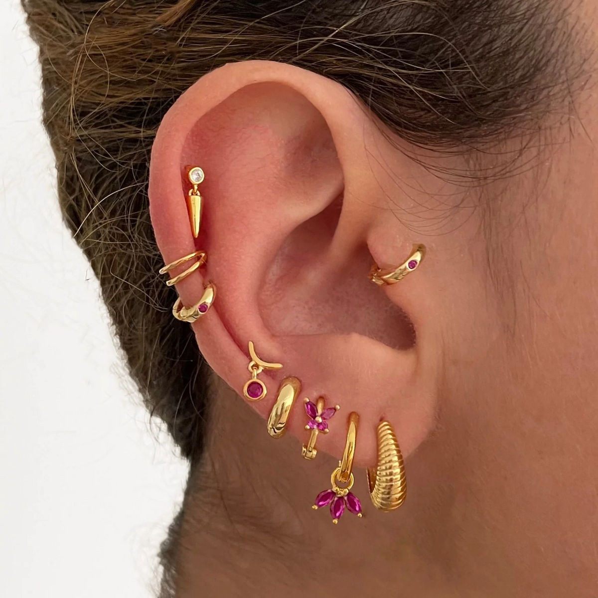 August Vintage Twist Earrings